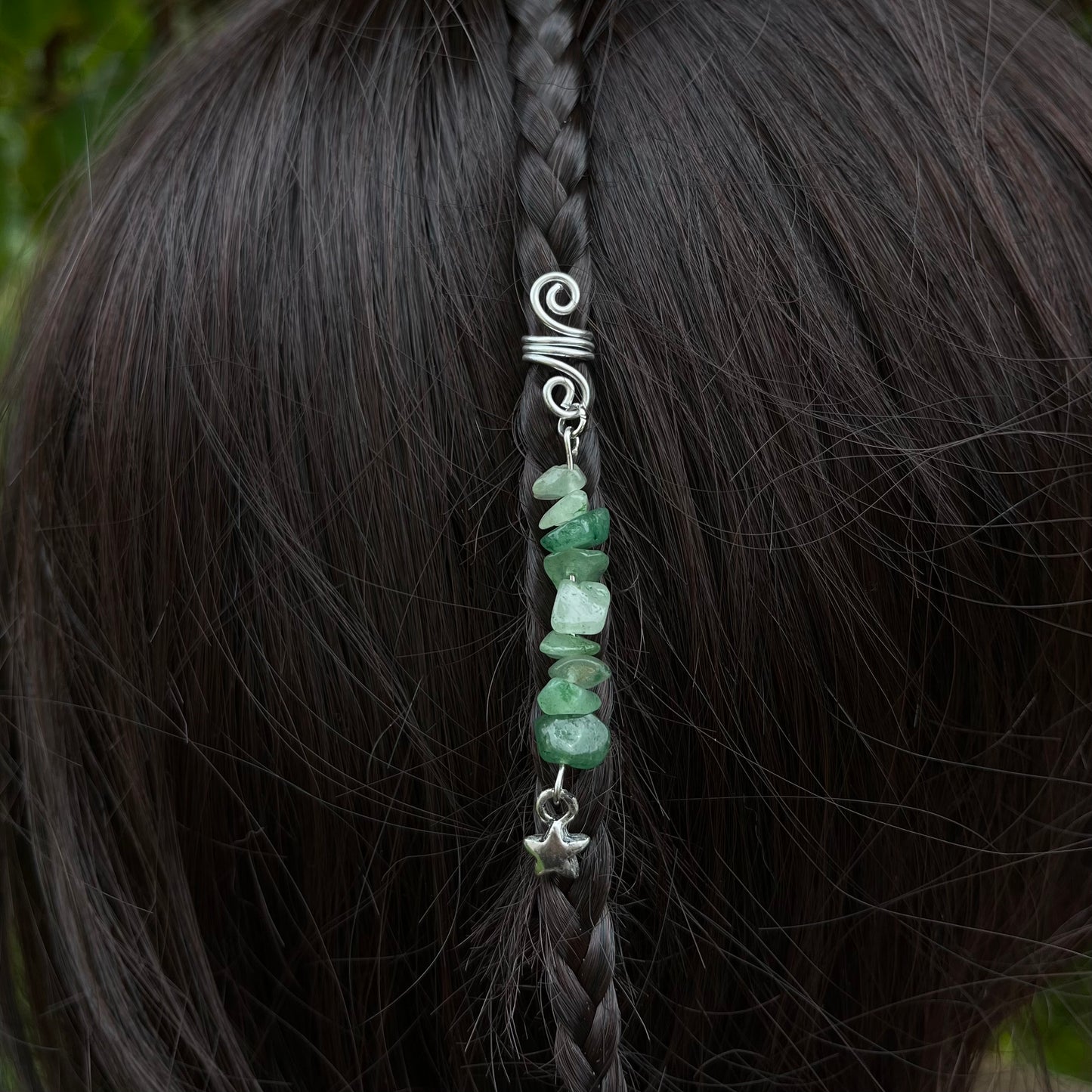 Accessoire cheveux personnalisable - argenté