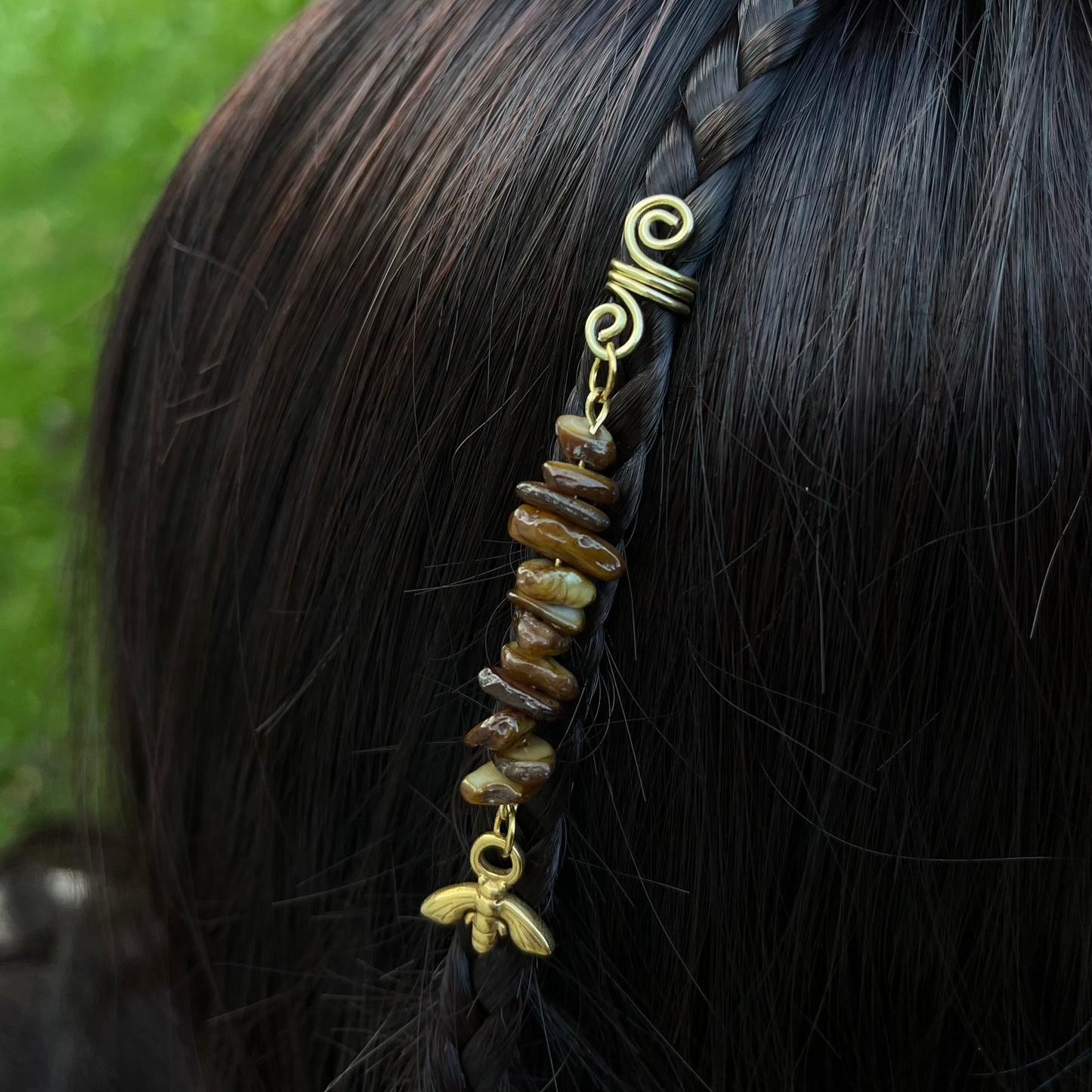 Accessoire cheveux personnalisable - doré