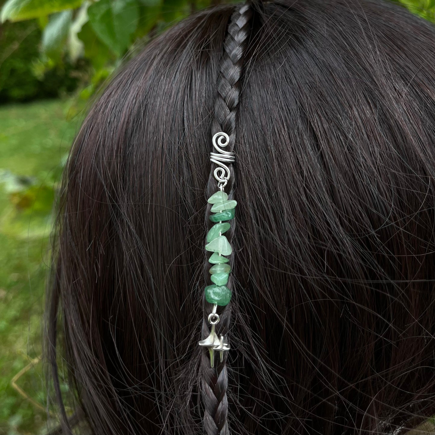 Accessoire cheveux personnalisable - argenté