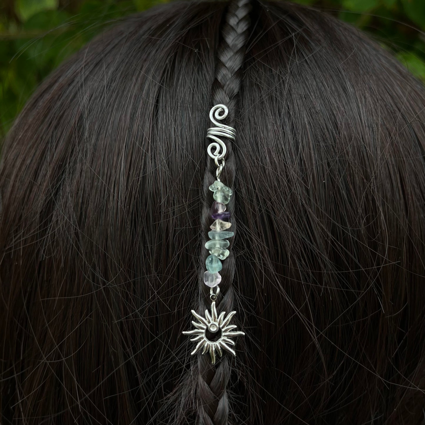 Accessoire cheveux personnalisable - argenté