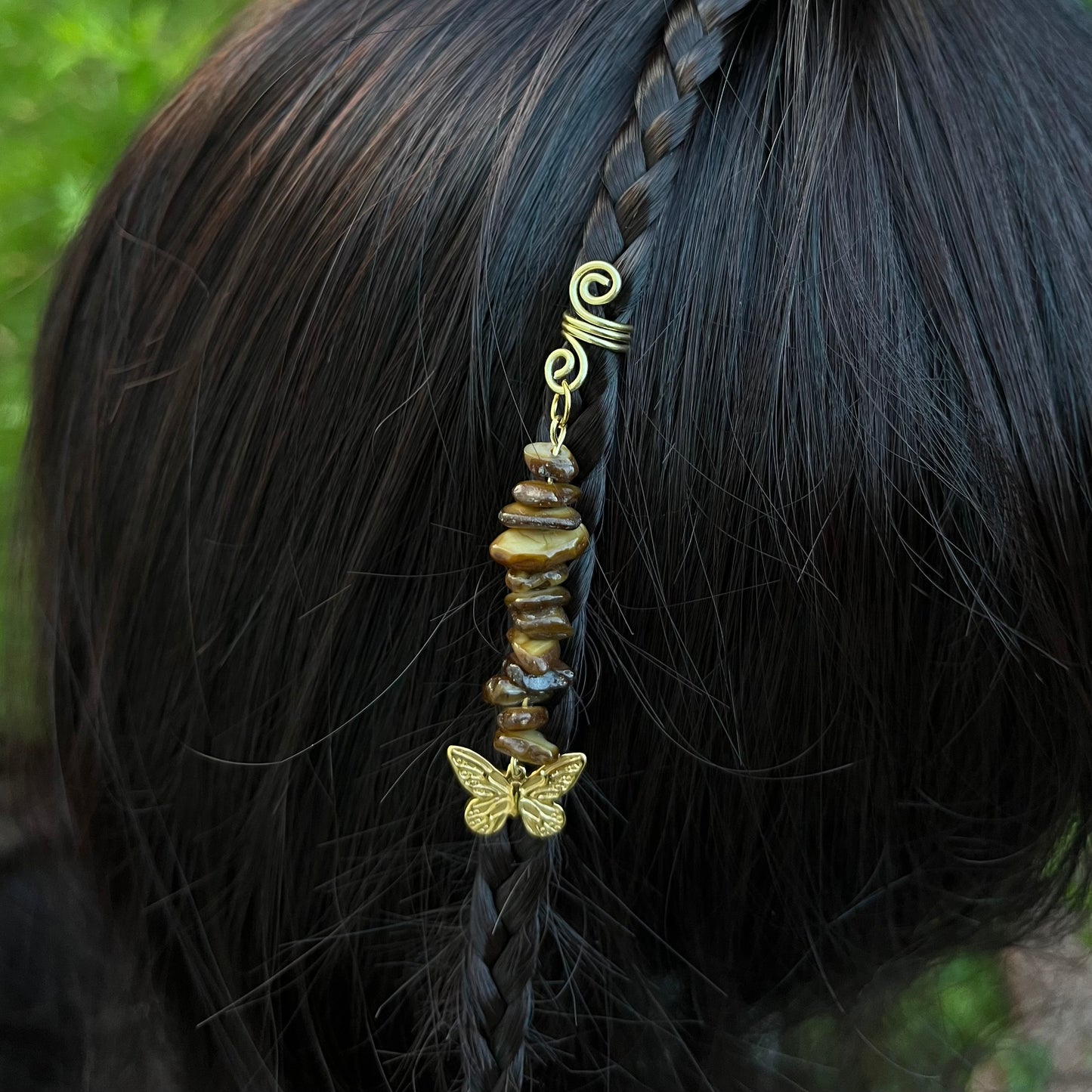 Accessoire cheveux personnalisable - doré