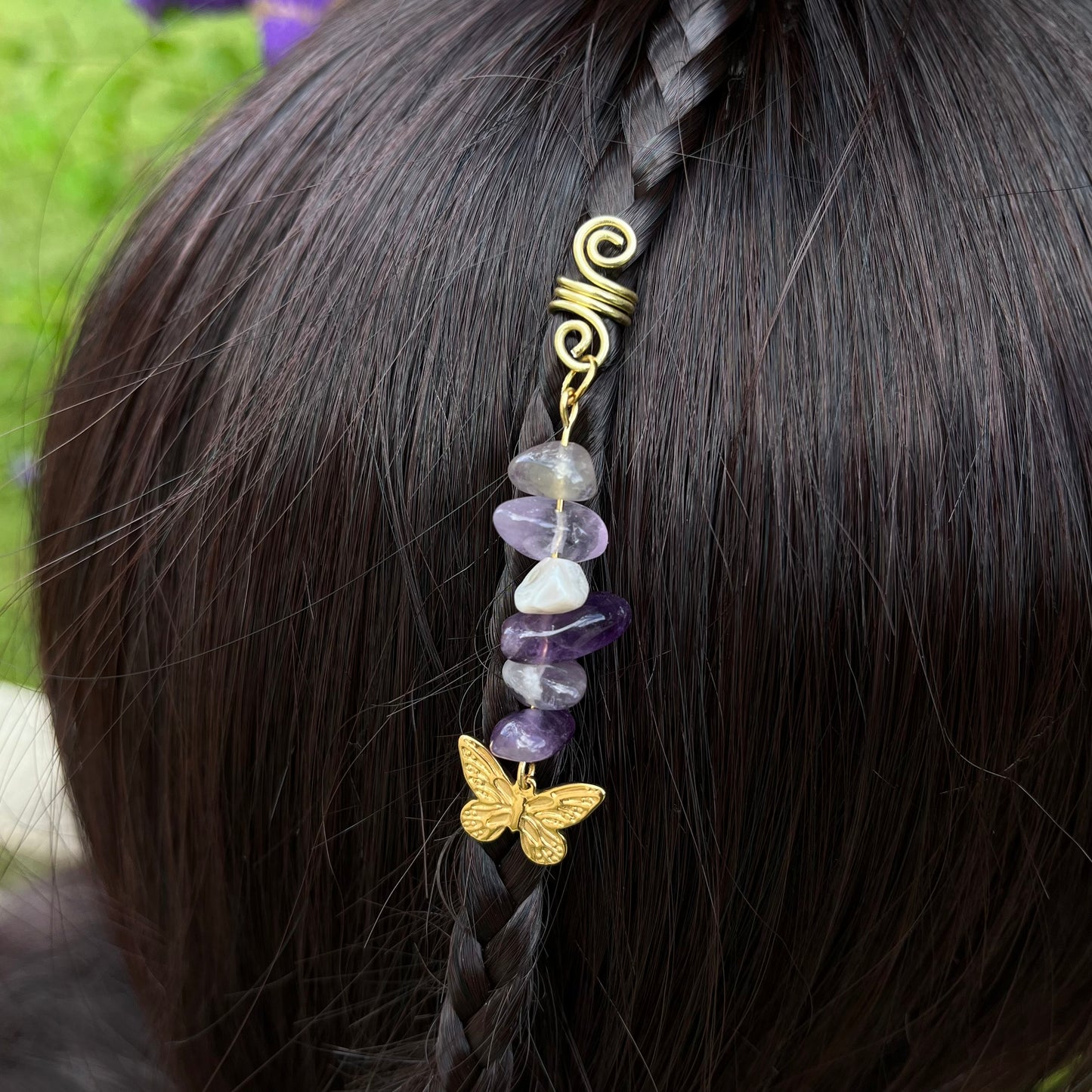 Accessoire cheveux personnalisable - doré