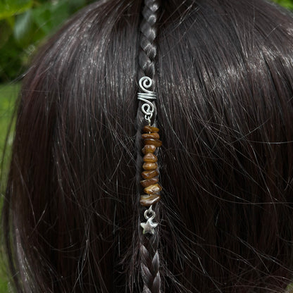 Accessoire cheveux personnalisable - argenté