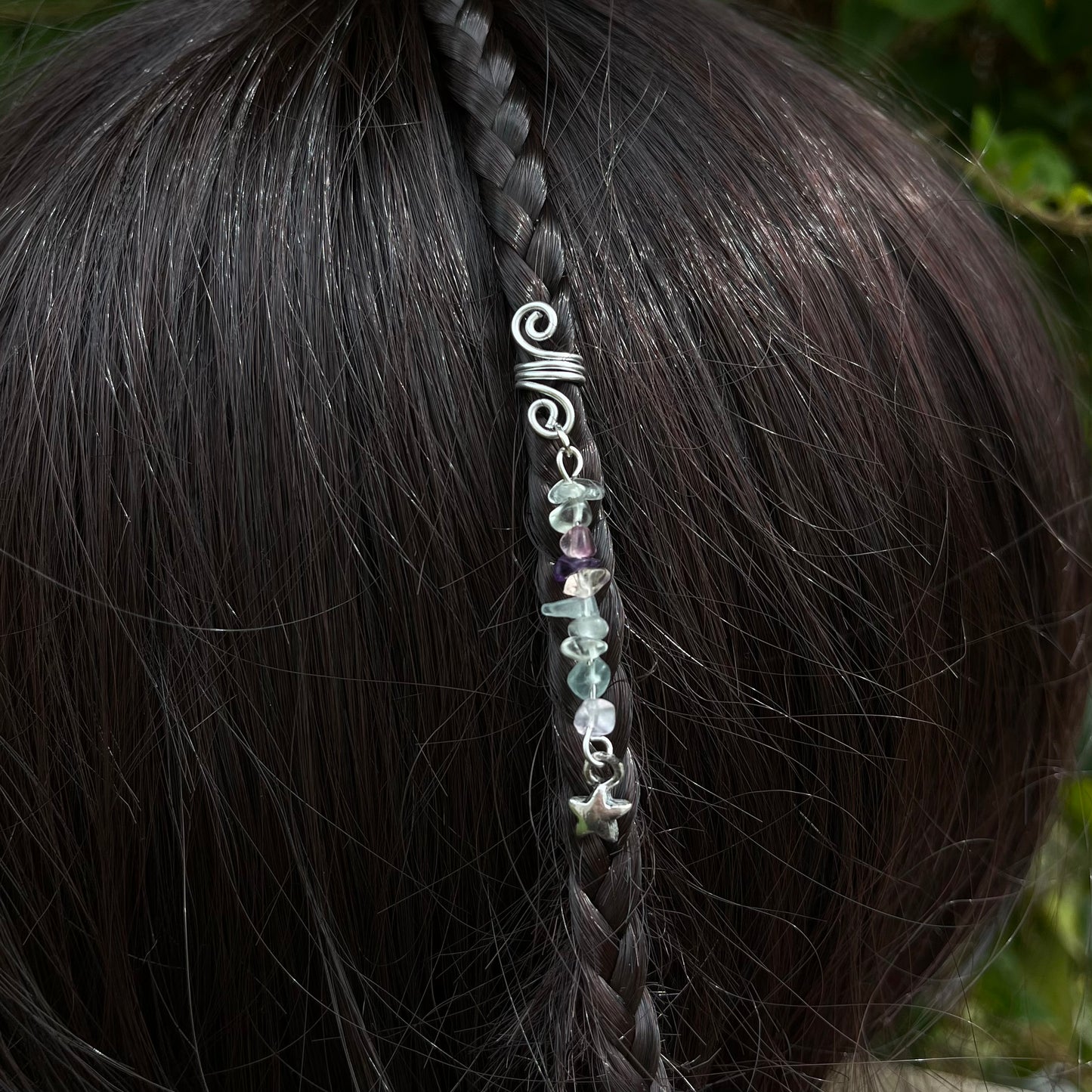 Accessoire cheveux personnalisable - argenté