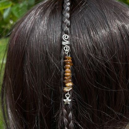 Accessoire cheveux personnalisable - argenté