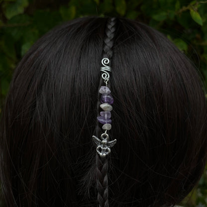 Accessoire cheveux personnalisable - argenté