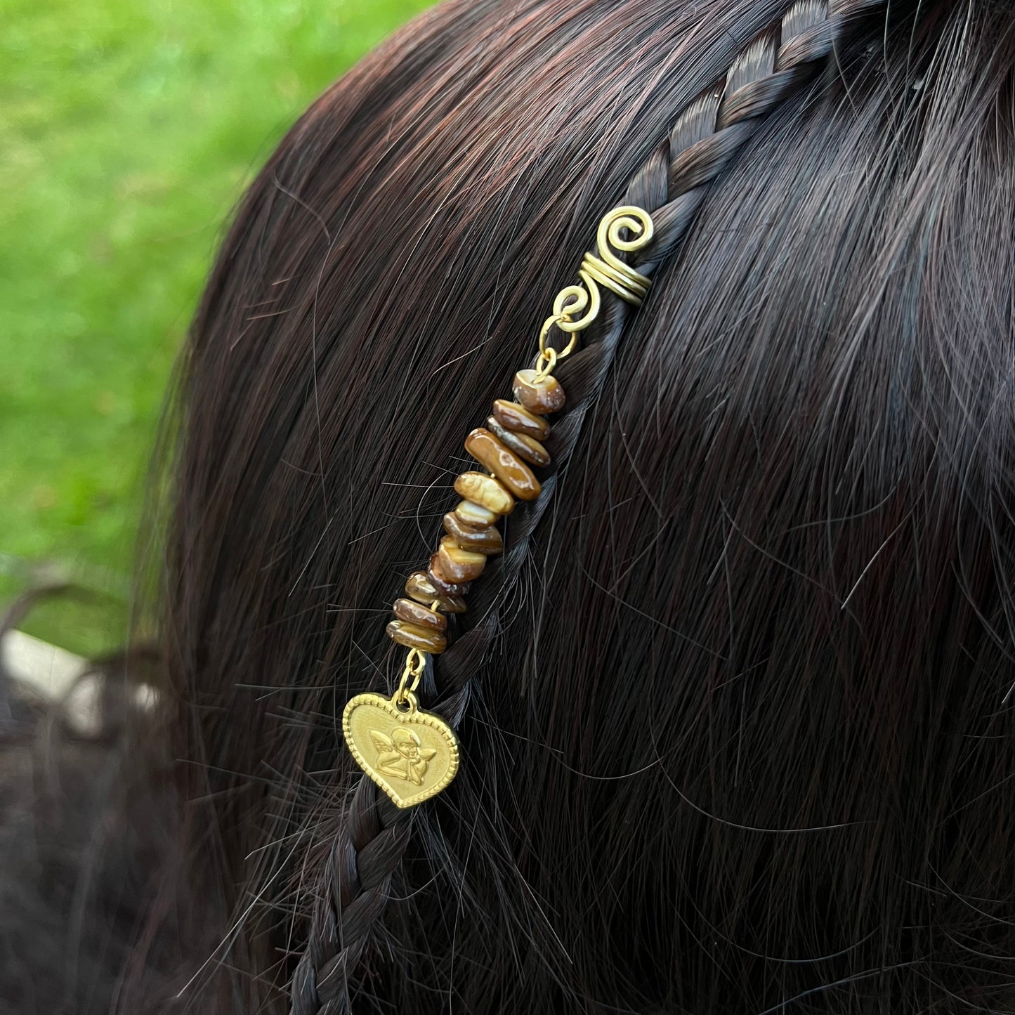 Accessoire cheveux personnalisable - doré