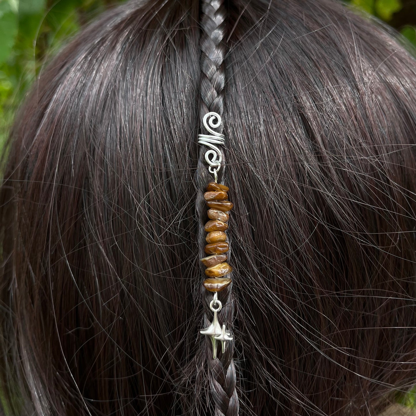 Accessoire cheveux personnalisable - argenté