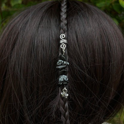 Accessoire cheveux personnalisable - argenté