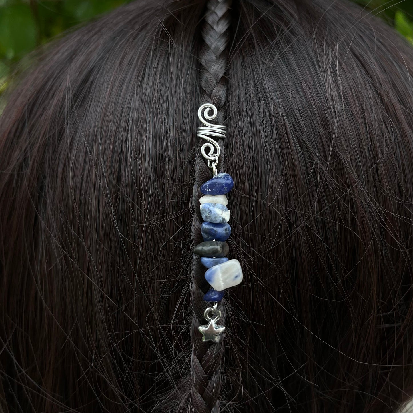 Accessoire cheveux personnalisable - argenté