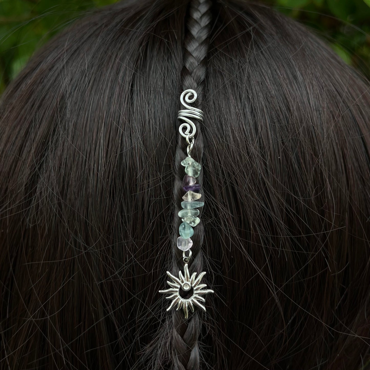 Accessoire cheveux personnalisable - argenté