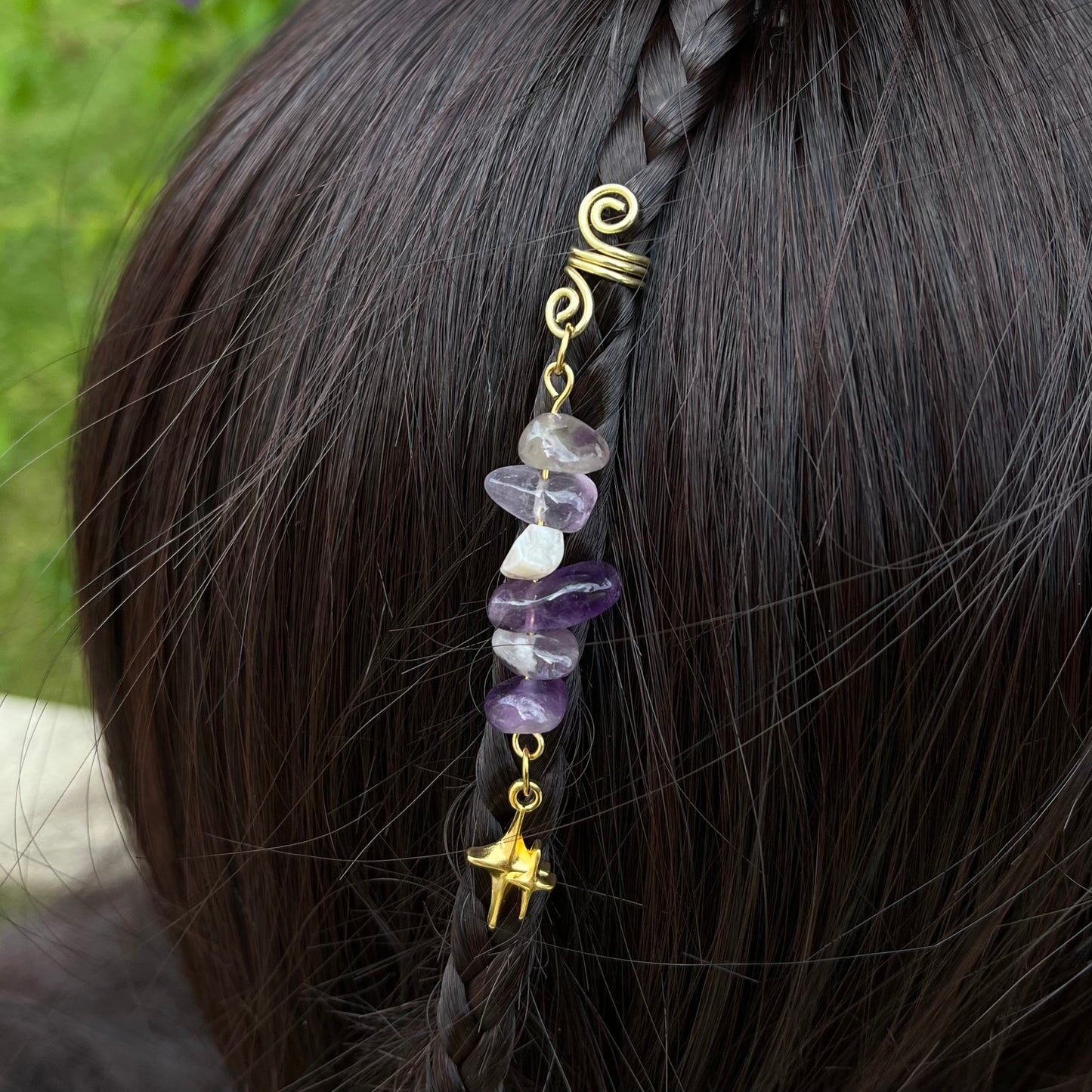 Accessoire cheveux personnalisable - doré