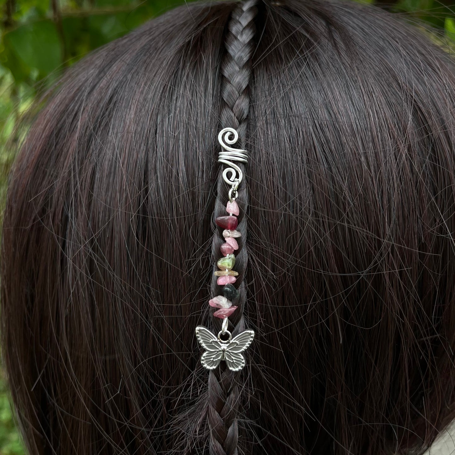 Accessoire cheveux personnalisable - argenté