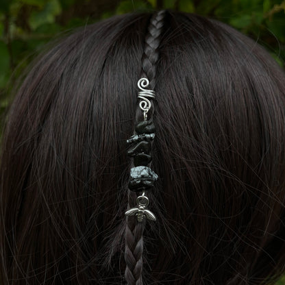 Accessoire cheveux personnalisable - argenté