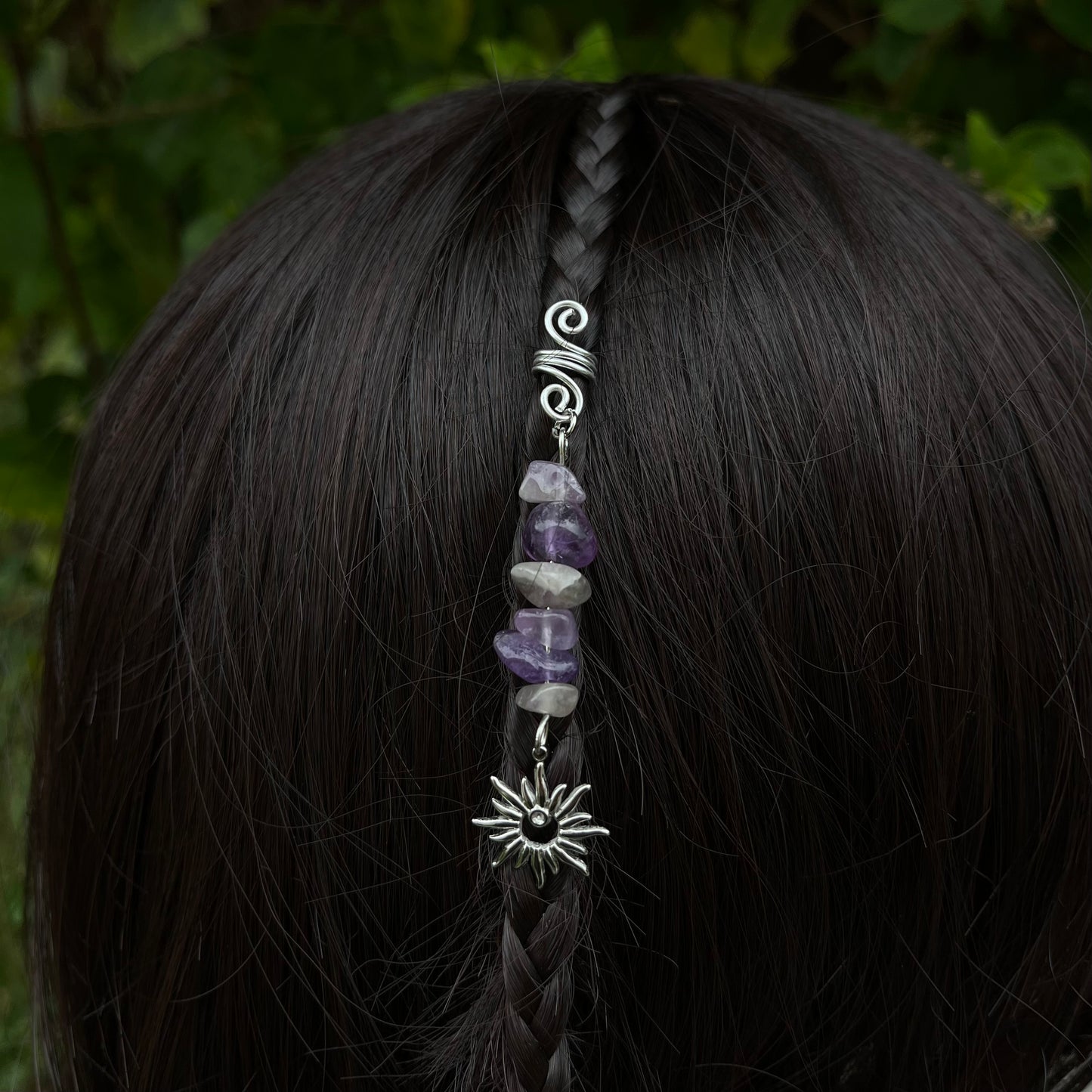 Accessoire cheveux personnalisable - argenté