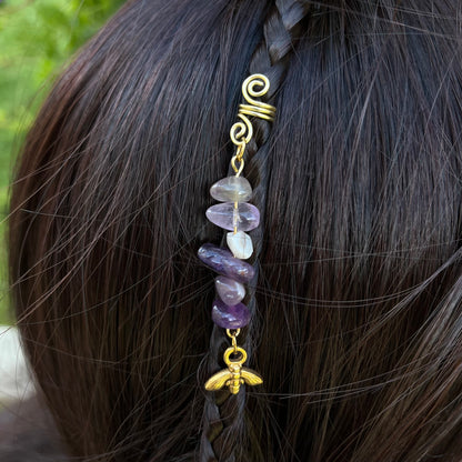 Accessoire cheveux personnalisable - doré