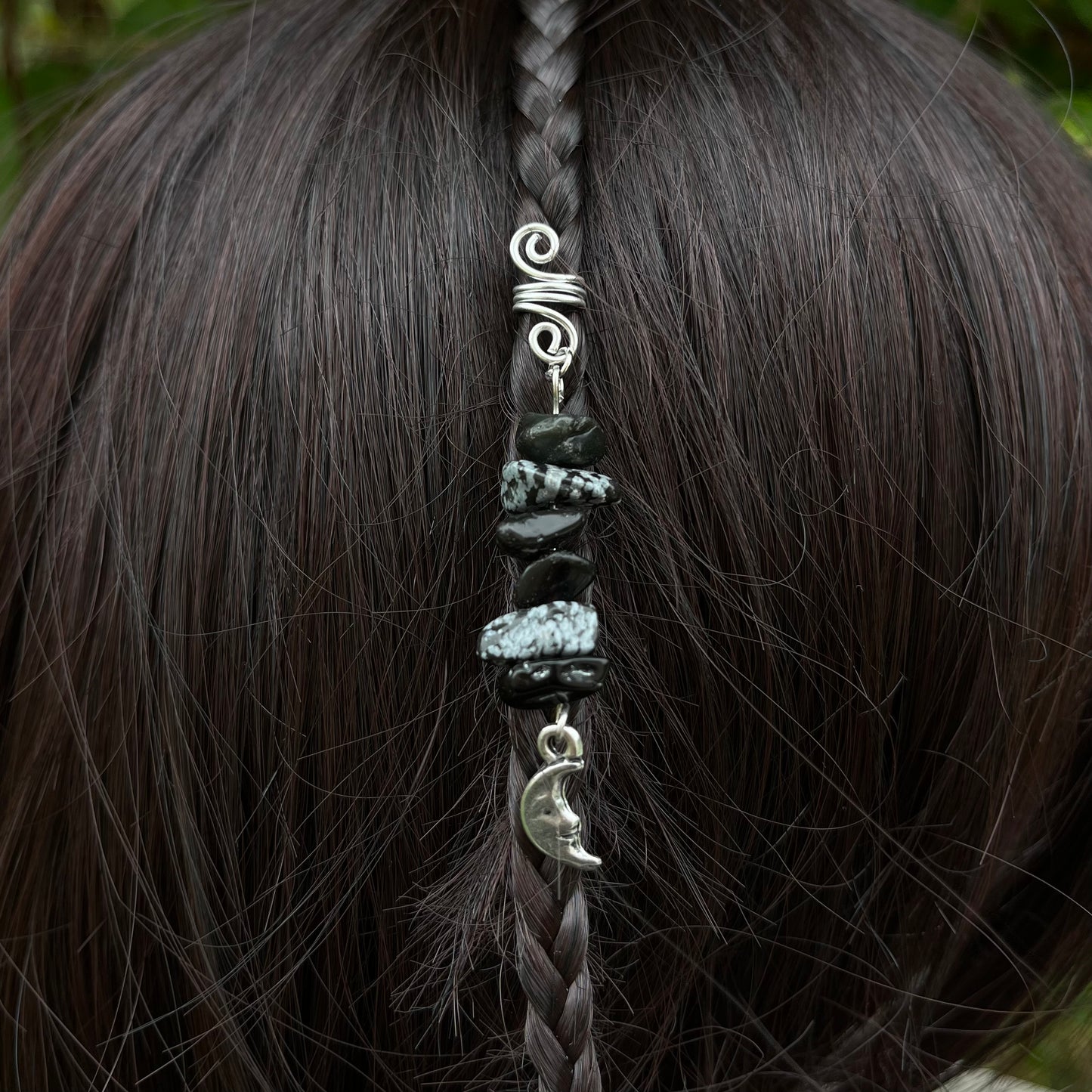 Accessoire cheveux personnalisable - argenté