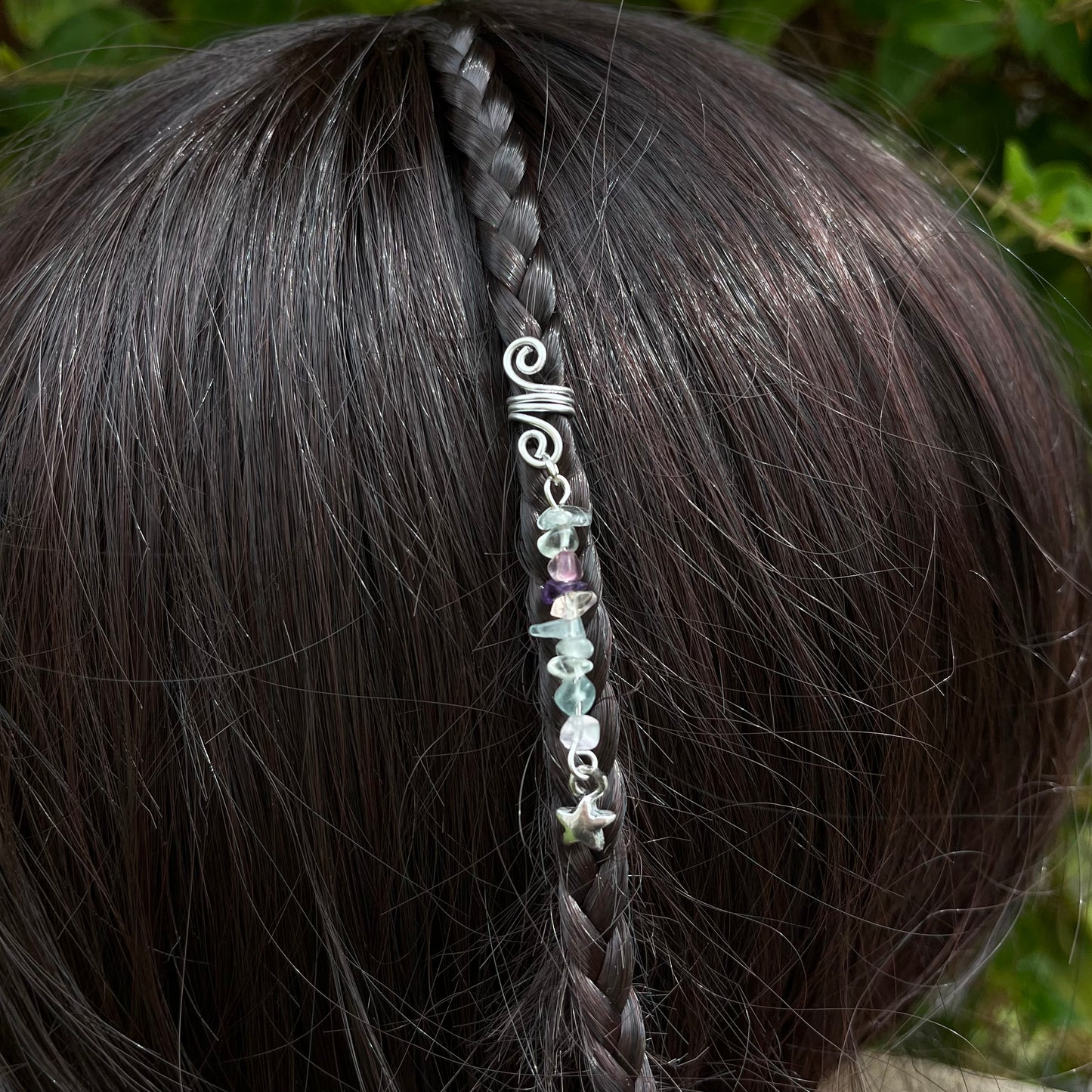 Accessoire cheveux personnalisable - argenté