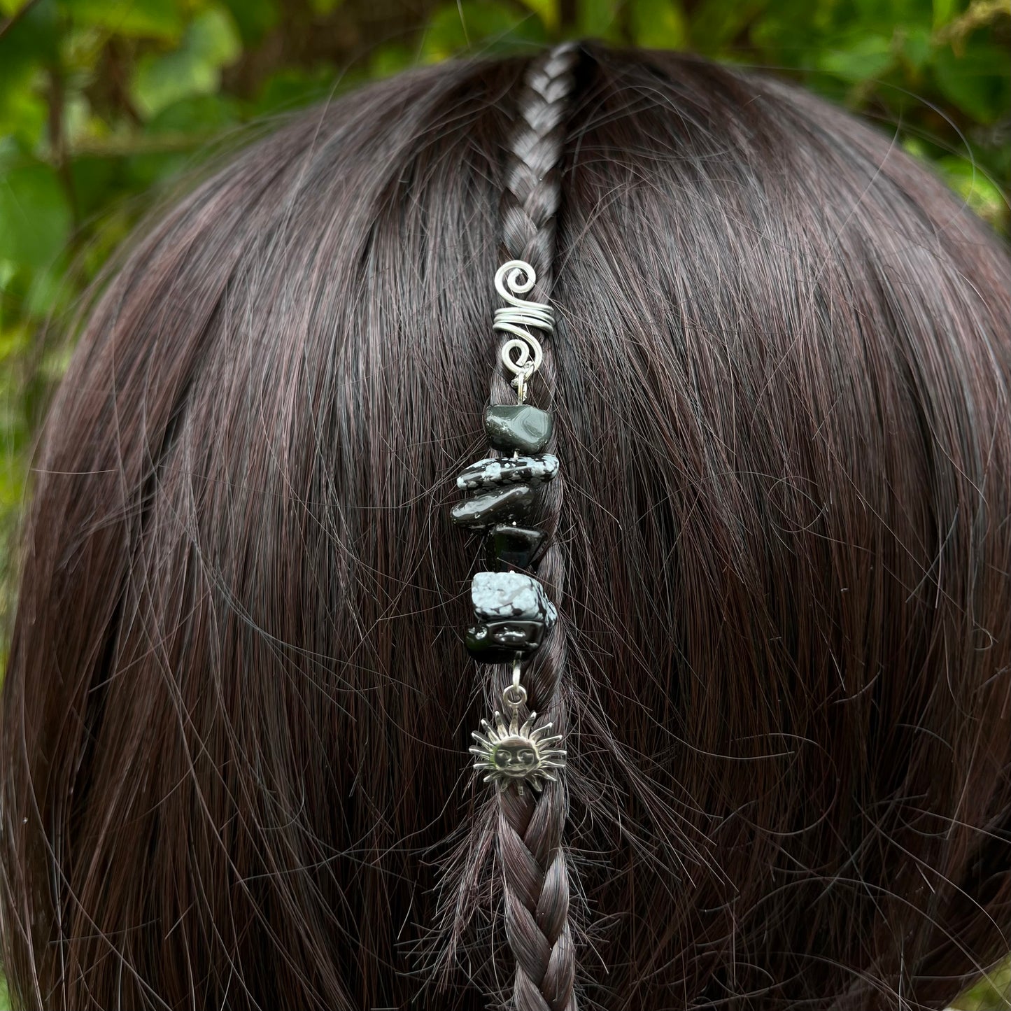 Accessoire cheveux personnalisable - argenté