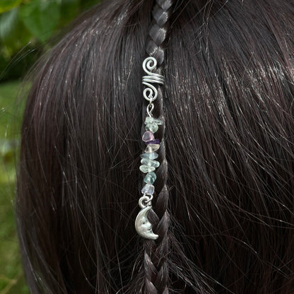 Accessoire cheveux personnalisable - argenté