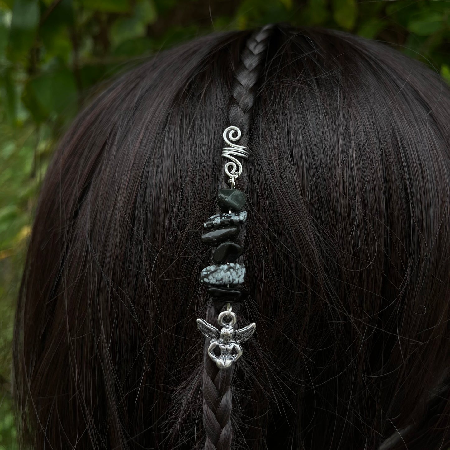 Accessoire cheveux personnalisable - argenté