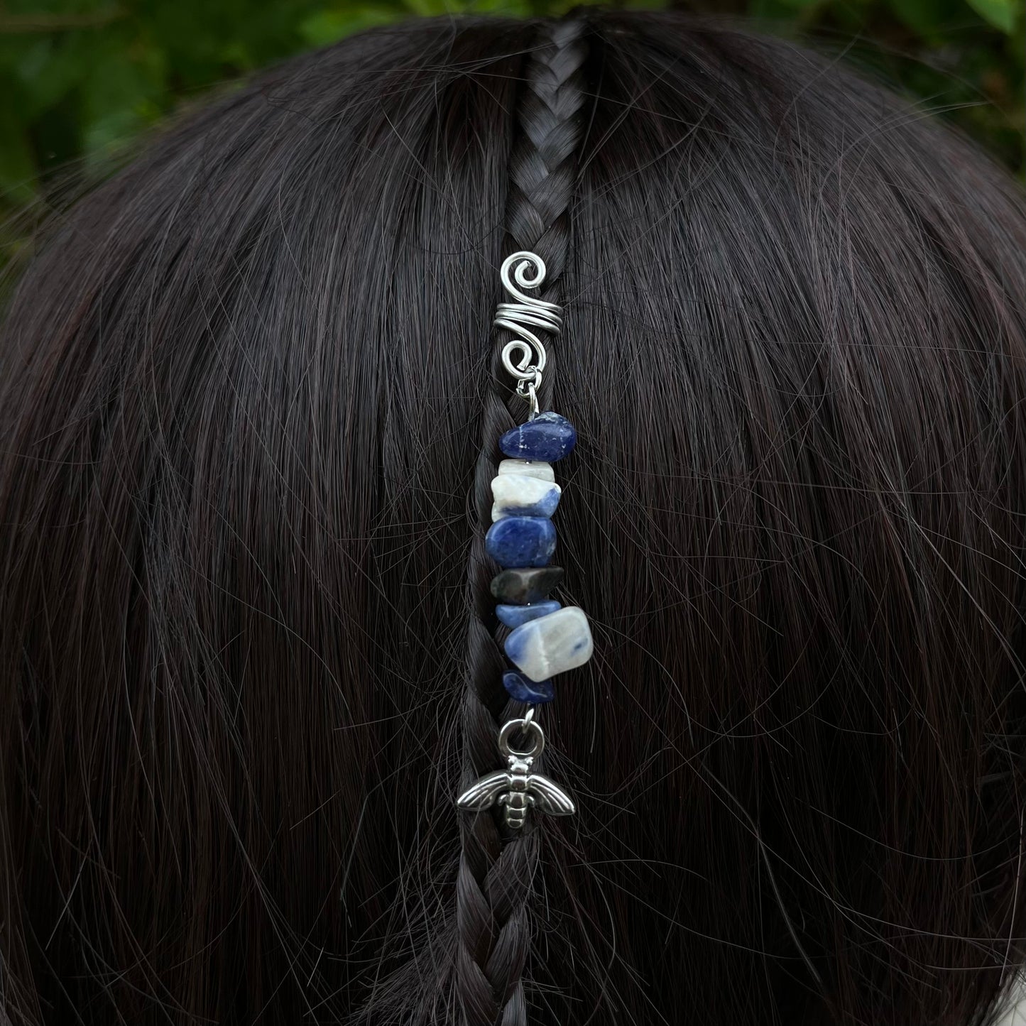 Accessoire cheveux personnalisable - argenté