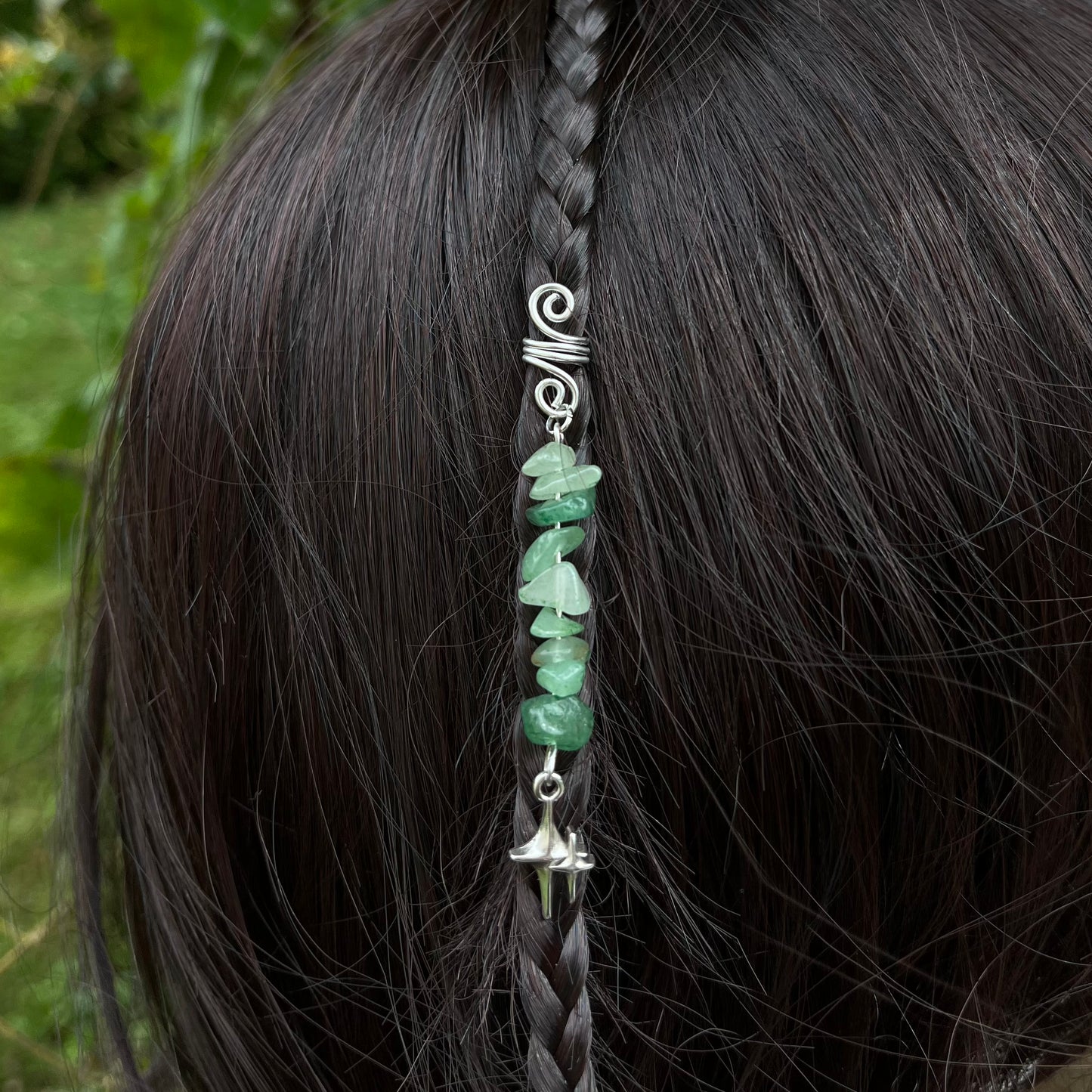 Accessoire cheveux personnalisable - argenté