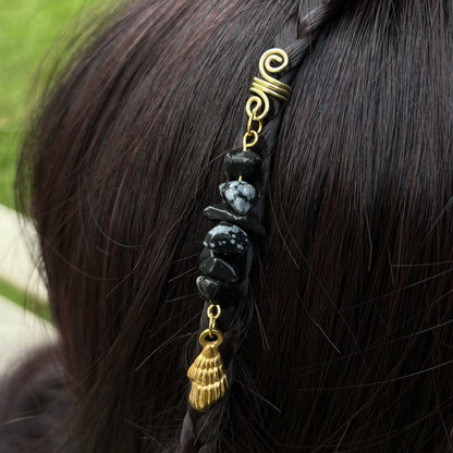 Accessoire cheveux personnalisable - doré