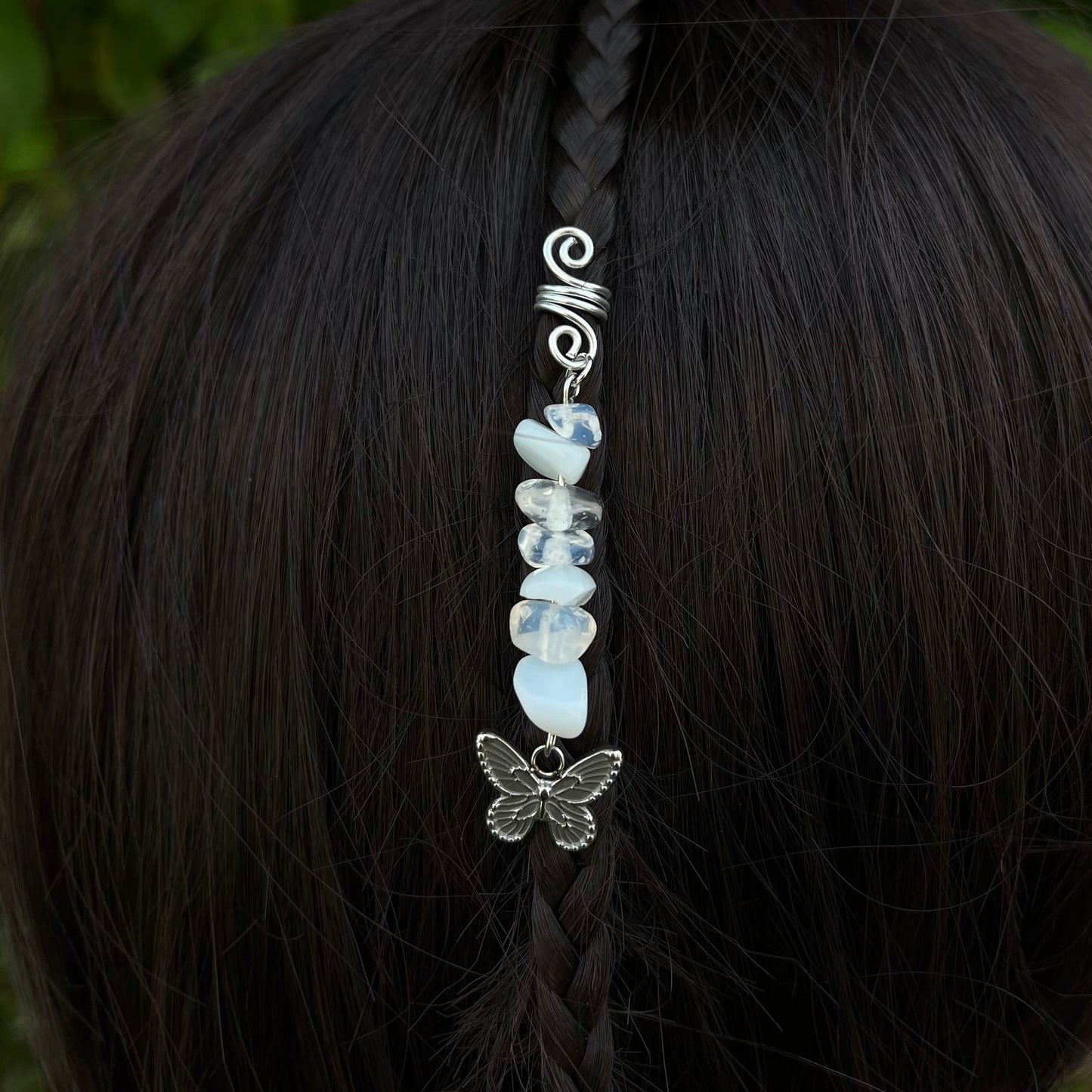 Accessoire cheveux personnalisable - argenté