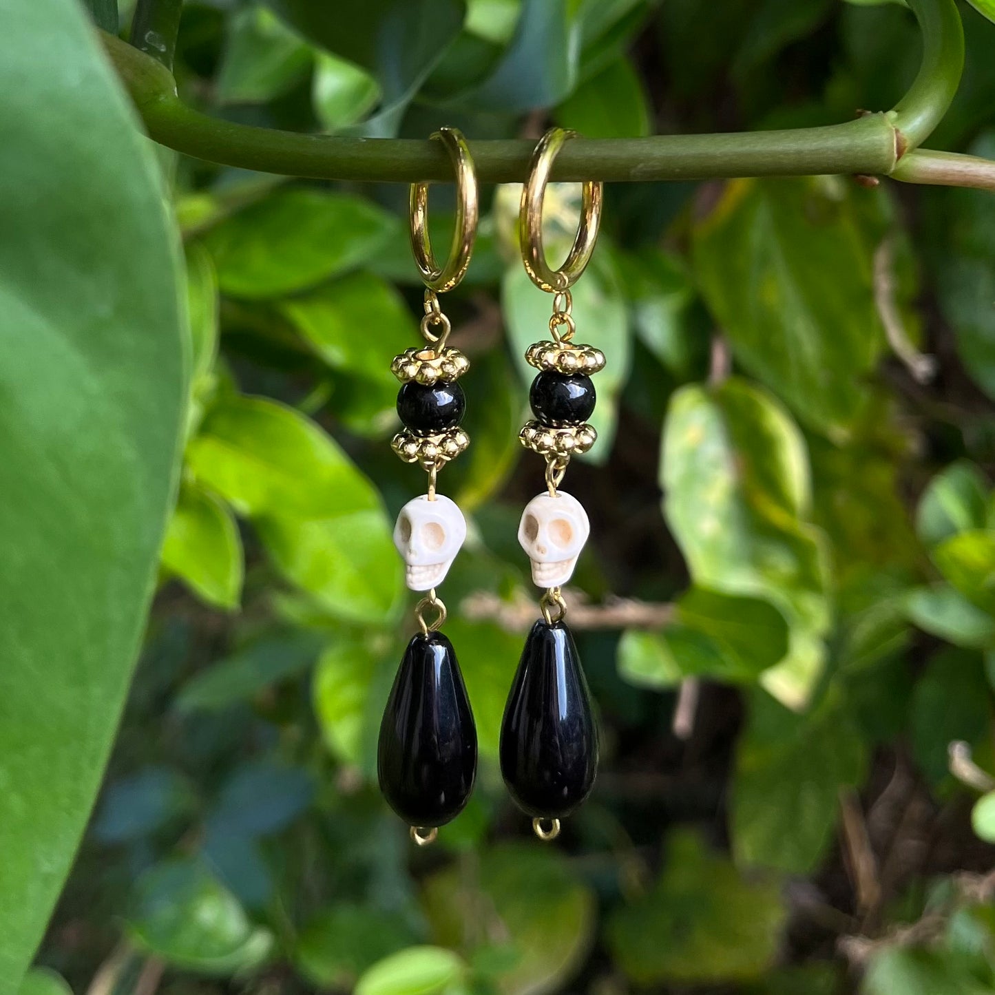 Boucles d'oreilles Morticia