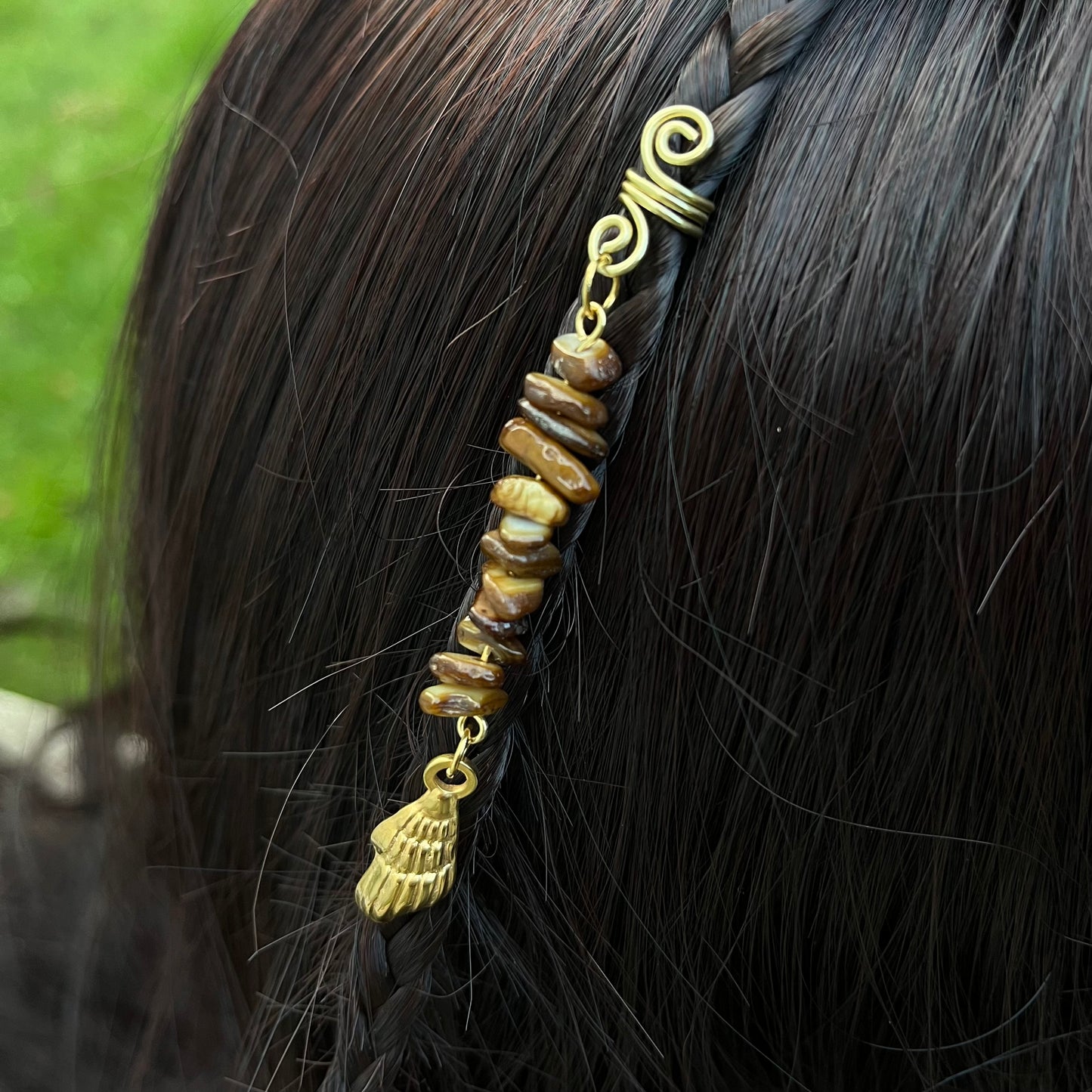 Accessoire cheveux personnalisable - doré