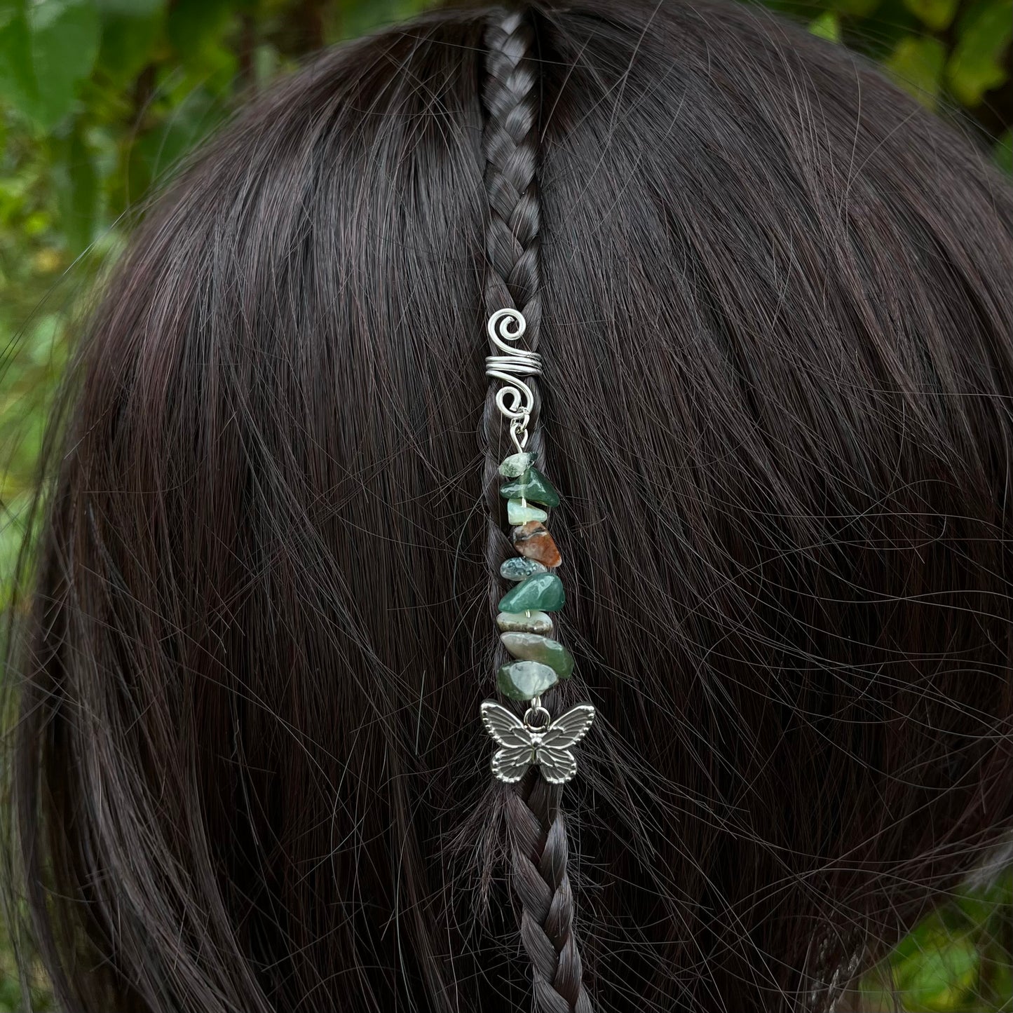 Accessoire cheveux personnalisable - argenté