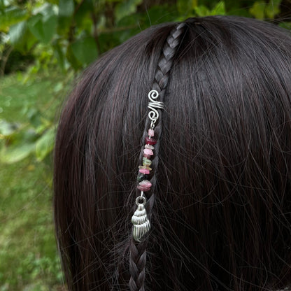 Accessoire cheveux personnalisable - argenté