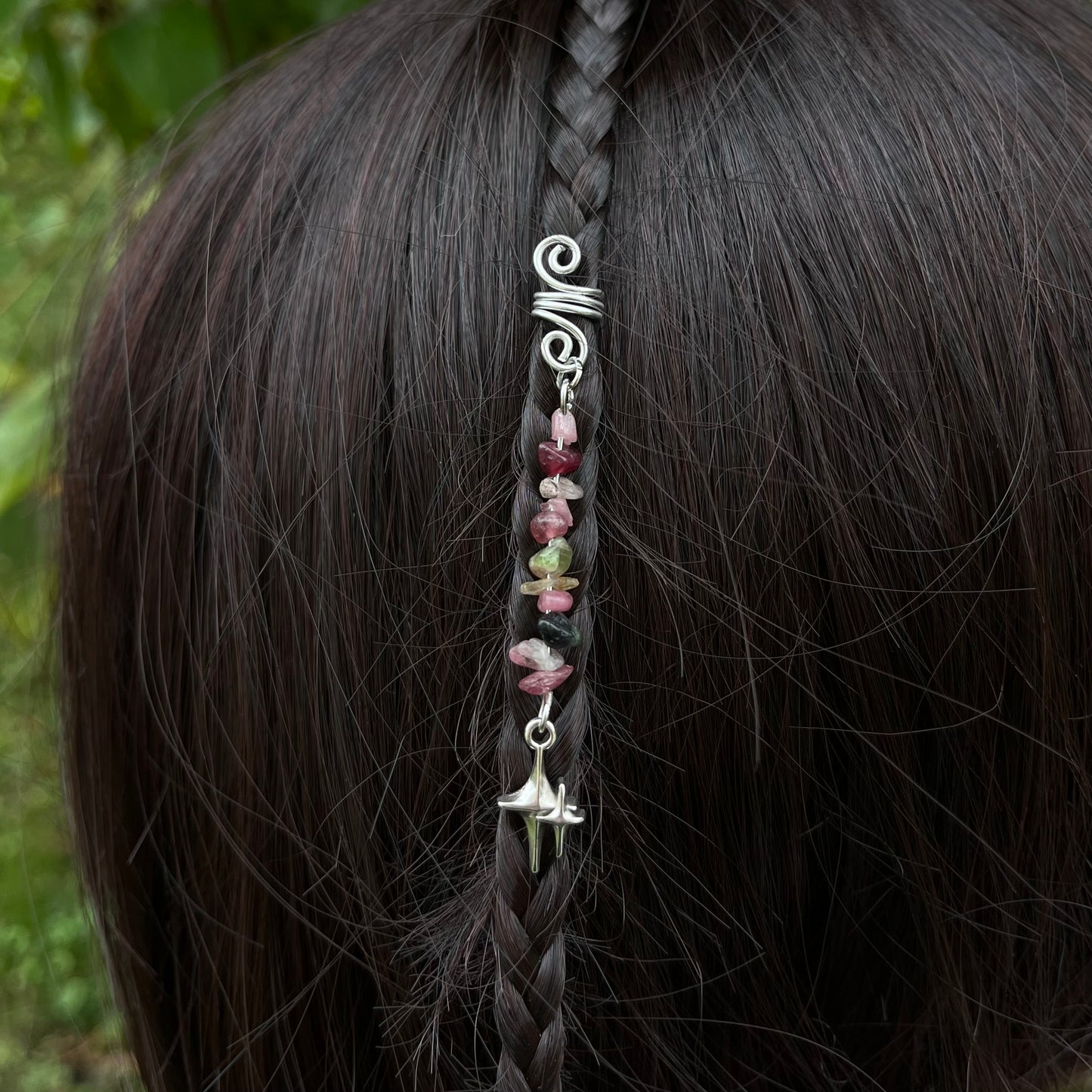 Accessoire cheveux personnalisable - argenté