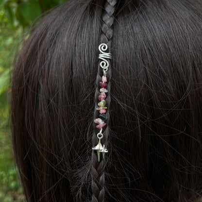 Accessoire cheveux personnalisable - argenté