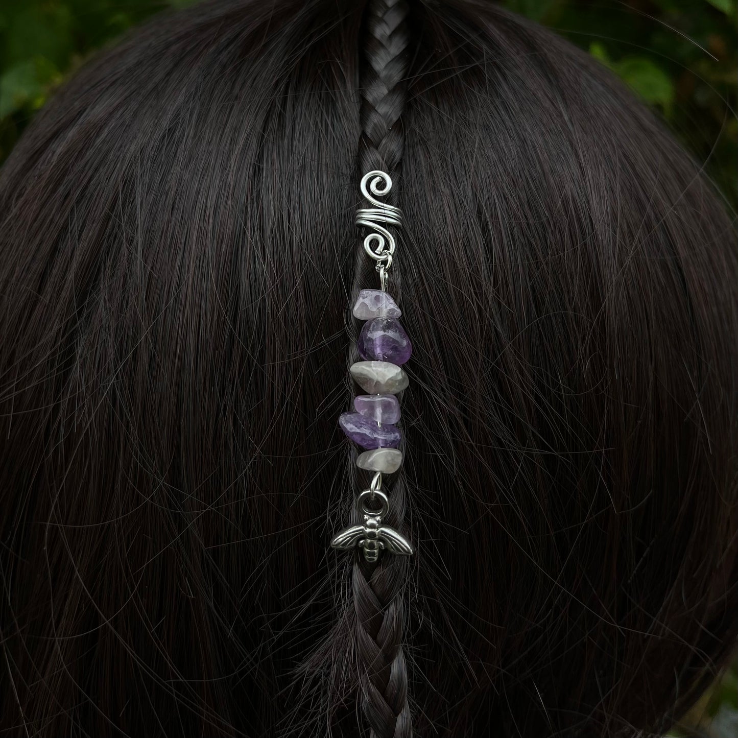 Accessoire cheveux personnalisable - argenté