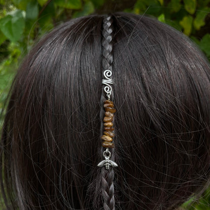 Accessoire cheveux personnalisable - argenté