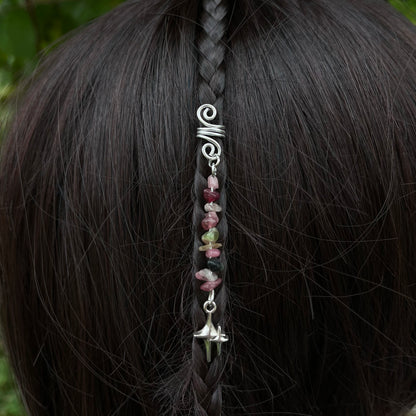 Accessoire cheveux personnalisable - argenté