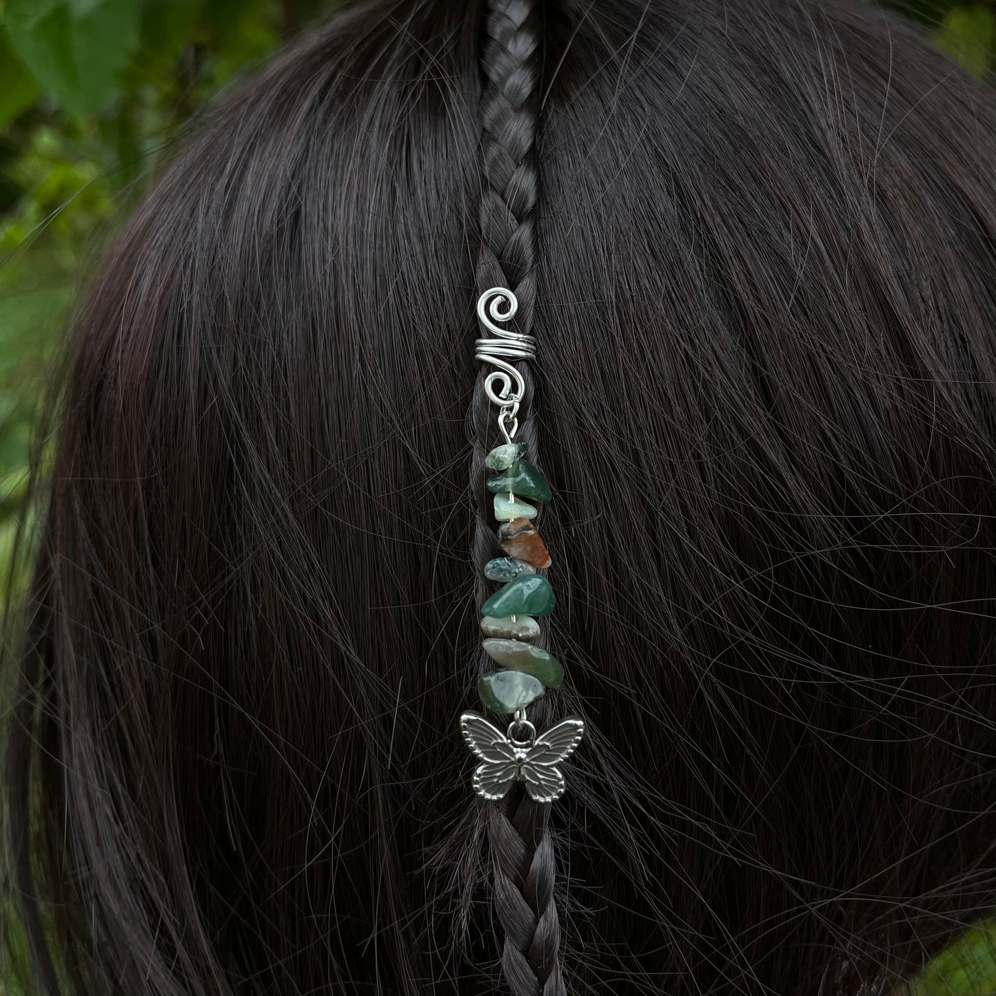 Accessoire cheveux personnalisable - argenté