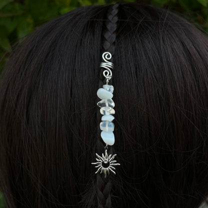 Accessoire cheveux personnalisable - argenté