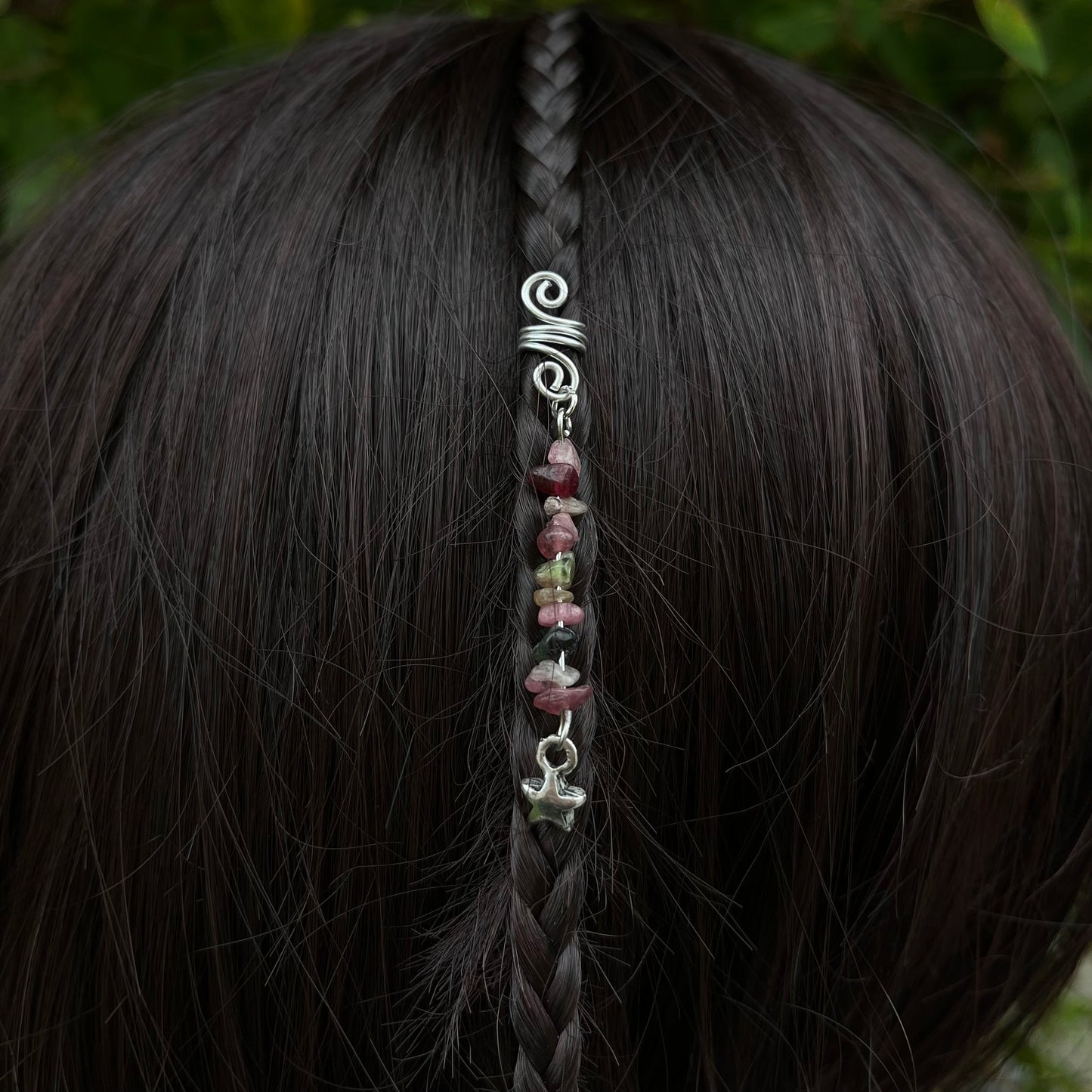 Accessoire cheveux personnalisable - argenté