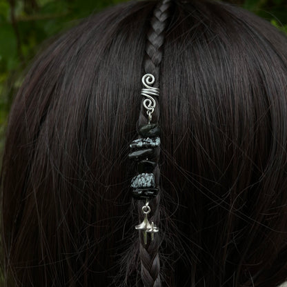 Accessoire cheveux personnalisable - argenté