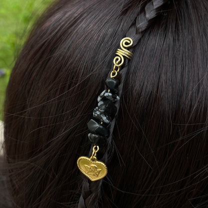 Accessoire cheveux personnalisable - doré