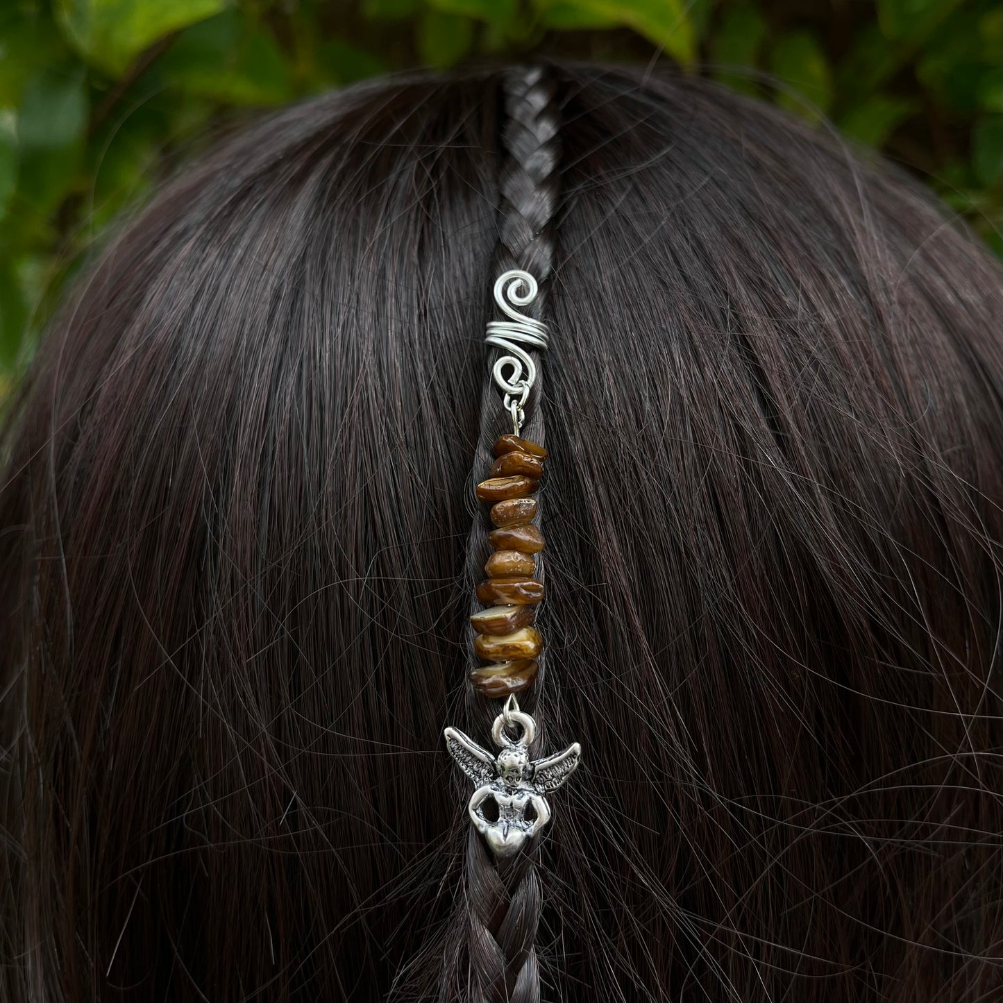 Accessoire cheveux personnalisable - argenté