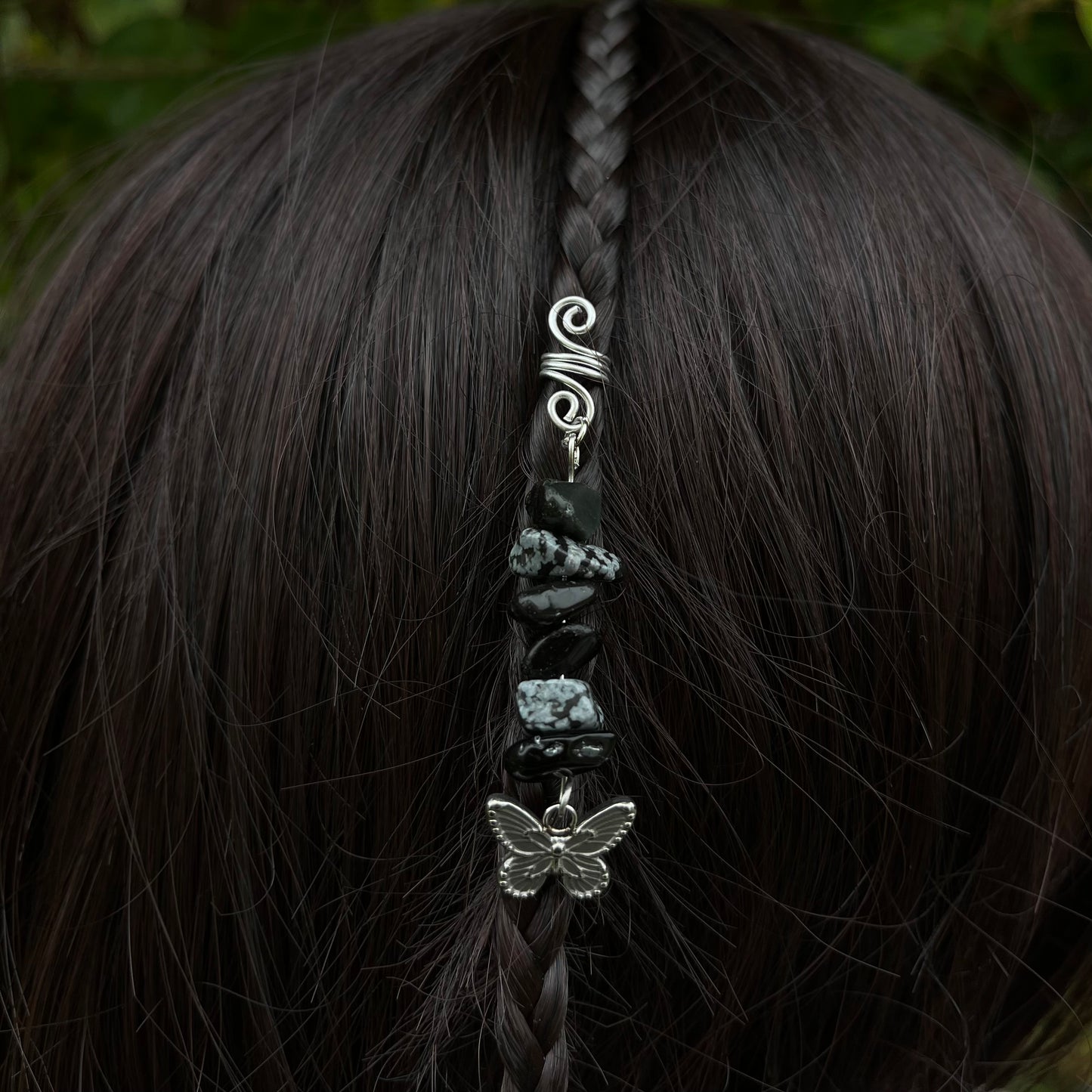 Accessoire cheveux personnalisable - argenté