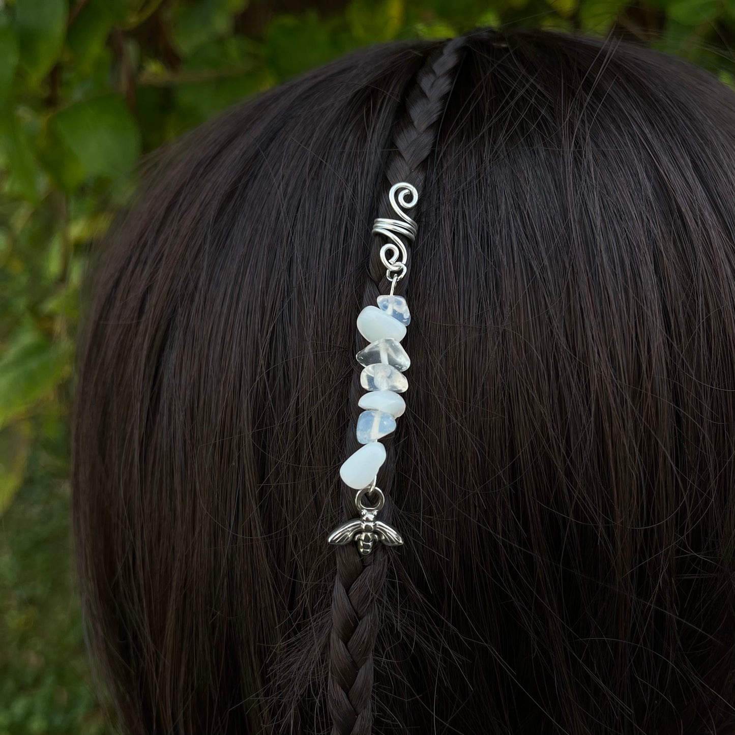 Accessoire cheveux personnalisable - argenté