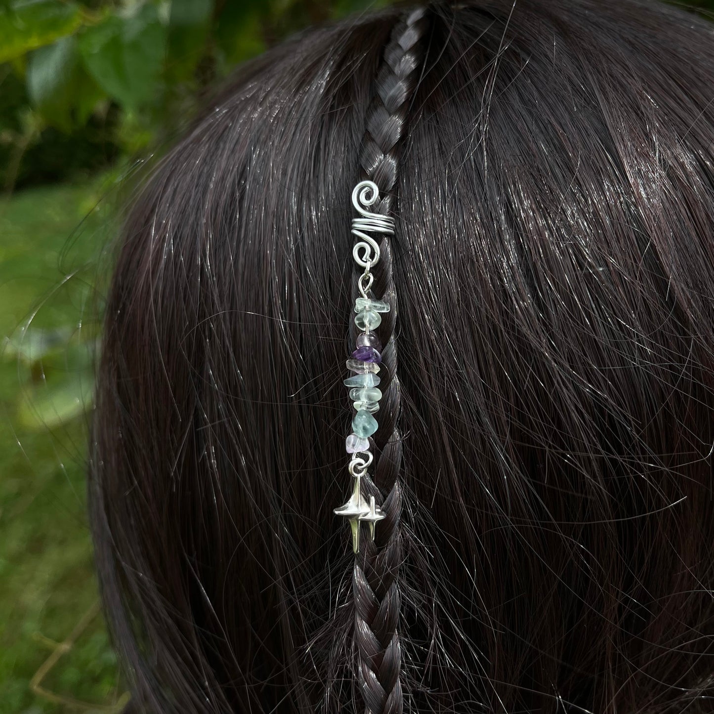 Accessoire cheveux personnalisable - argenté