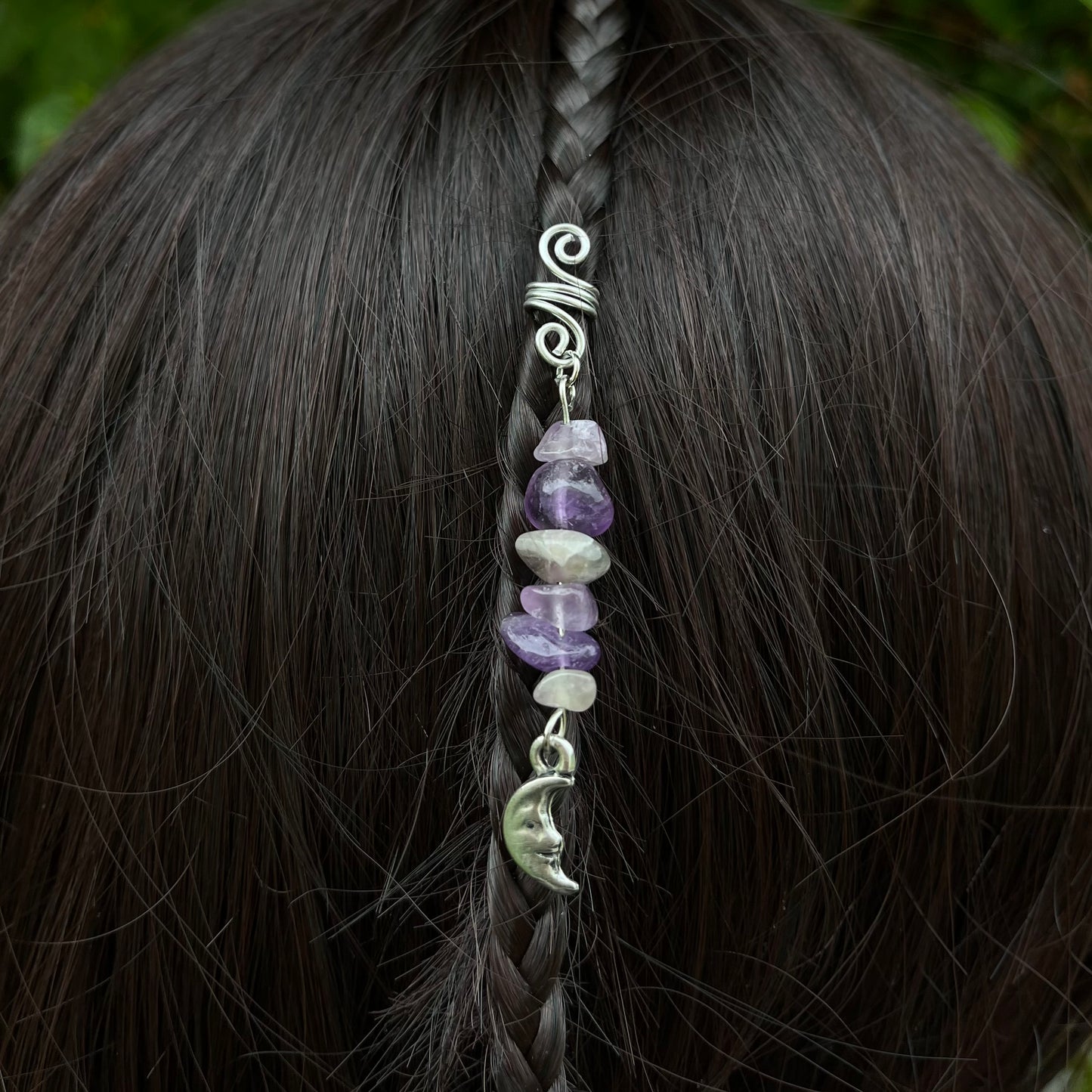 Accessoire cheveux personnalisable - argenté