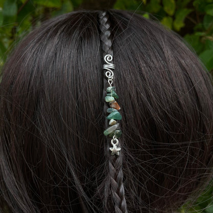 Accessoire cheveux personnalisable - argenté