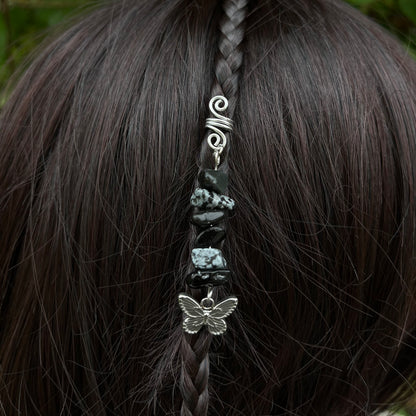 Accessoire cheveux personnalisable - argenté